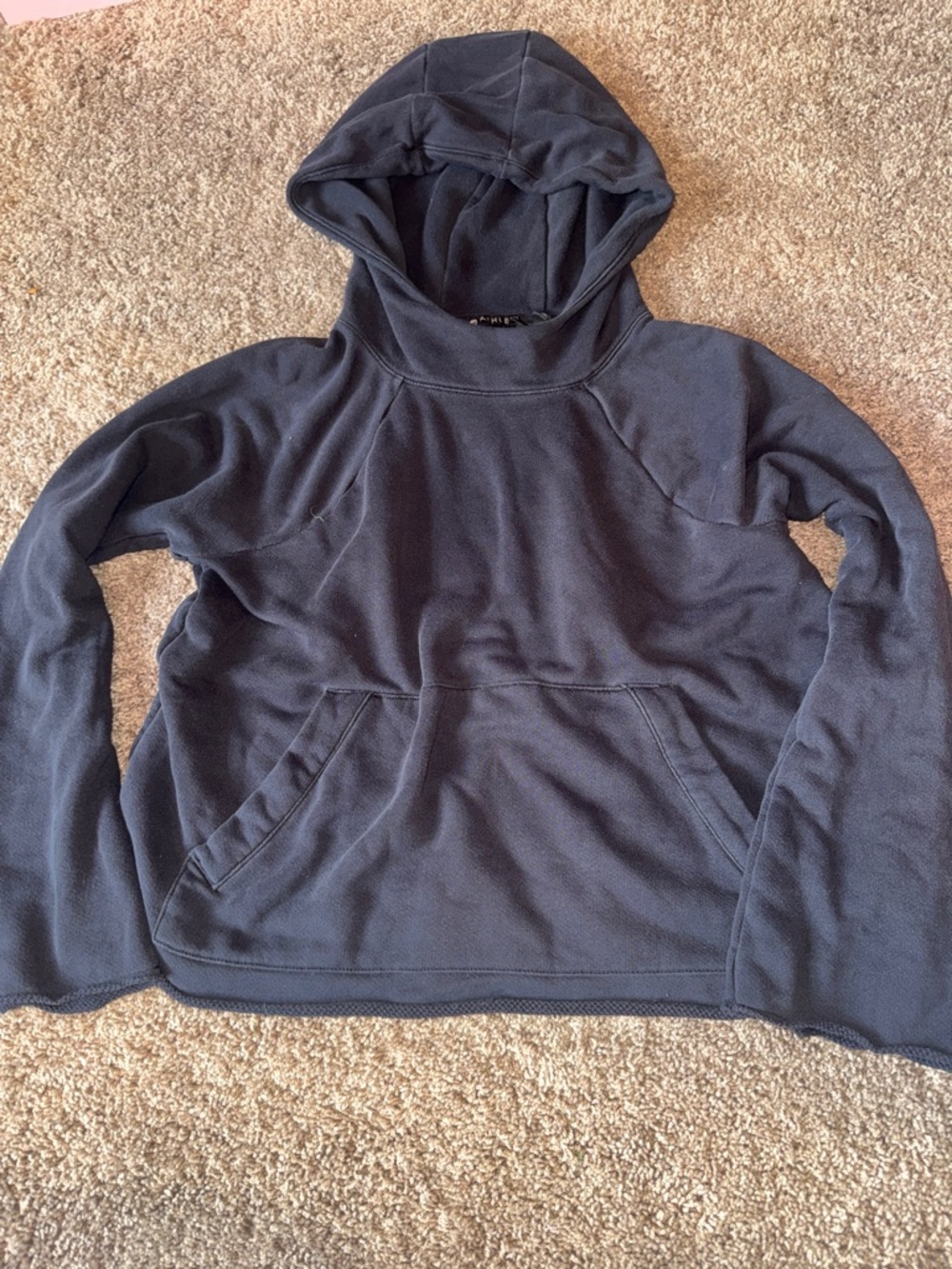 Athleta black hoodie with wide sleeves